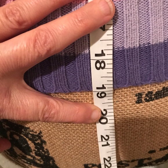 No Boundaries Striped Ribbed Long Sleeve Crew Neck Sweater- S - Picture 12 of 14